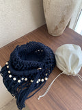 Boho-Style Hollow Out Tassel Handbag MK2BK6W10BBG09
