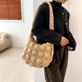 Puffer Quilted Shoulder Bag - DippedShop Wholesale - #7555