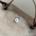 Cute Fluffy Faux Fur Dumpling Crossbody Bag 6W10BBG2389