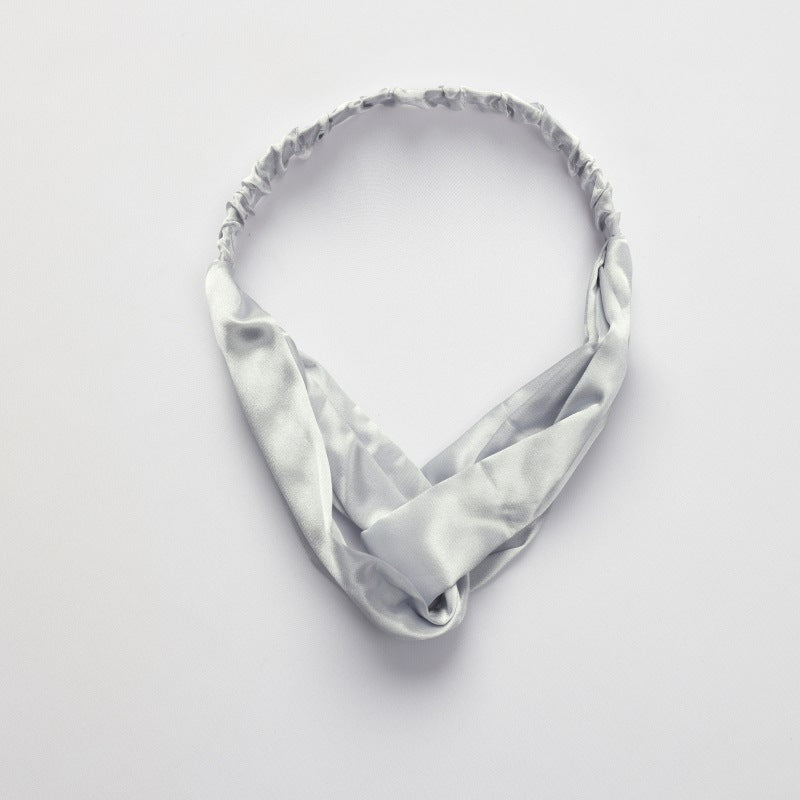 Solid Color Scarf Hairband - DippedShop Wholesale - #0931