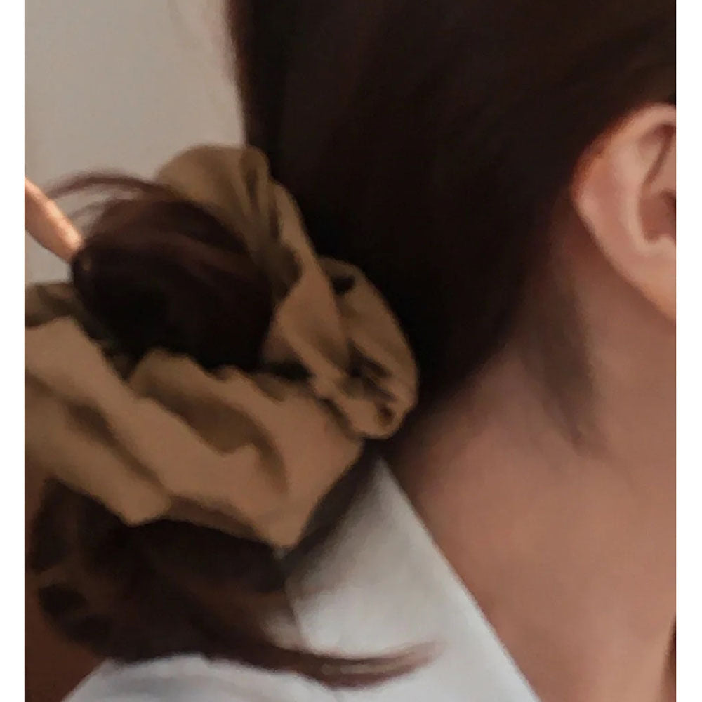 Pure Color Oversized Cotton Scrunchie 6W6HSR460