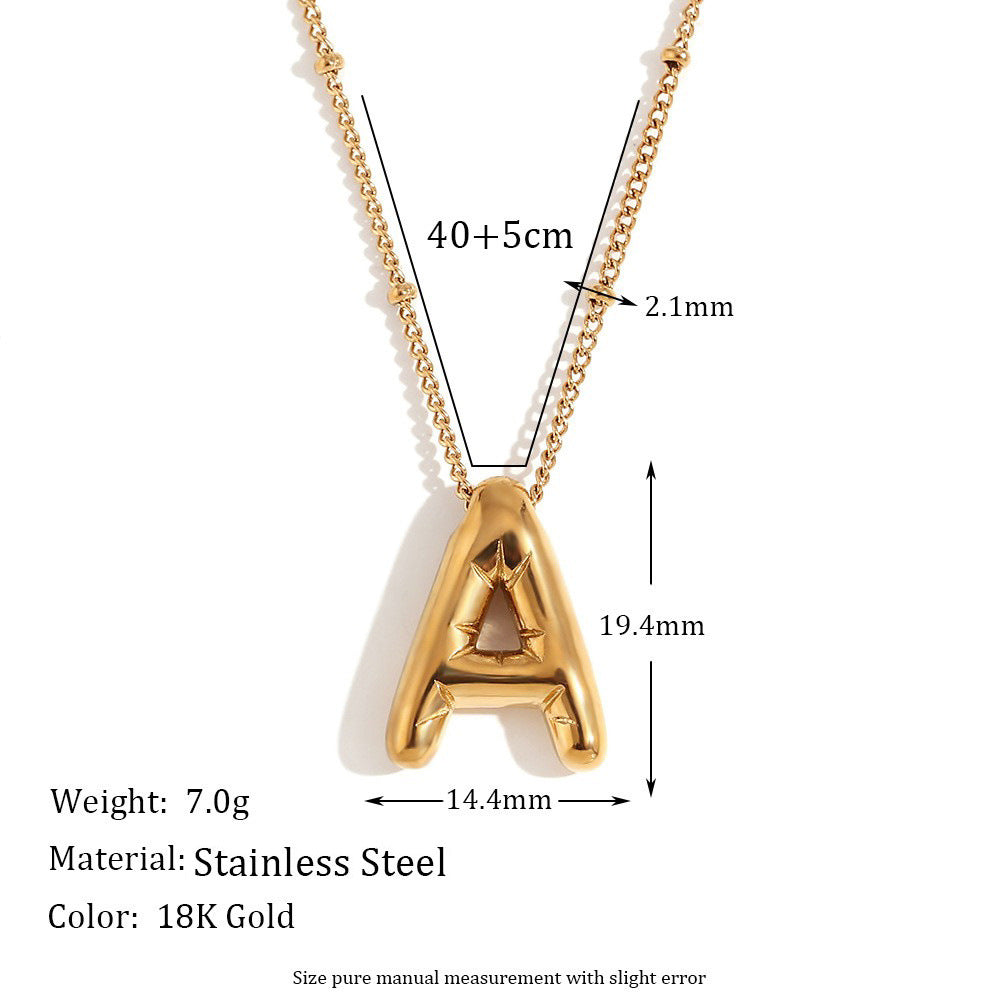 2+ Simple Cute Letter Classic Pendant Neckalces DPJN2916