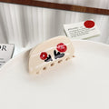 Creamy Rose Acetate Hair Claw Clip MK2PPM6W6HCP338
