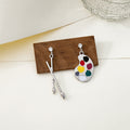 Palette Paintbrush Dangle Earrings - DippedShop Wholesale - #0291