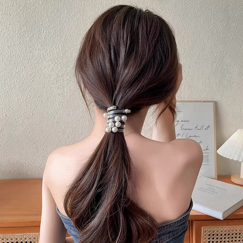 Pearl Bead Hair Tie - DippedShop Wholesale - #4659