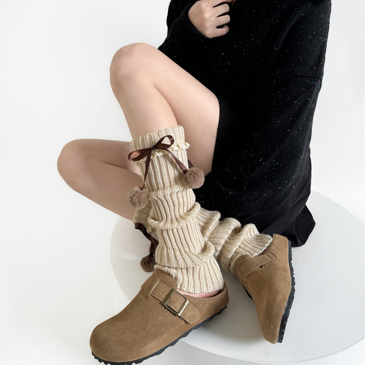 Ribbed Leg Warmers - DippedShop Wholesale - #5107