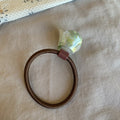 Retro Acetate Rose Elastic Hair Tie MK2BLW6W6HHT14