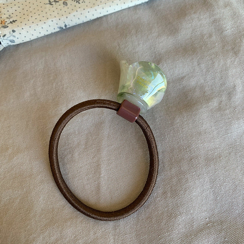 Retro Acetate Rose Elastic Hair Tie MK2BLW6W6HHT14