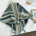 Knit Triangle Shawl - DippedShop Wholesale - #8067