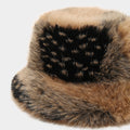 Stylish Fluffy Fur Outdoor Bucket Hat 6W6HAT806