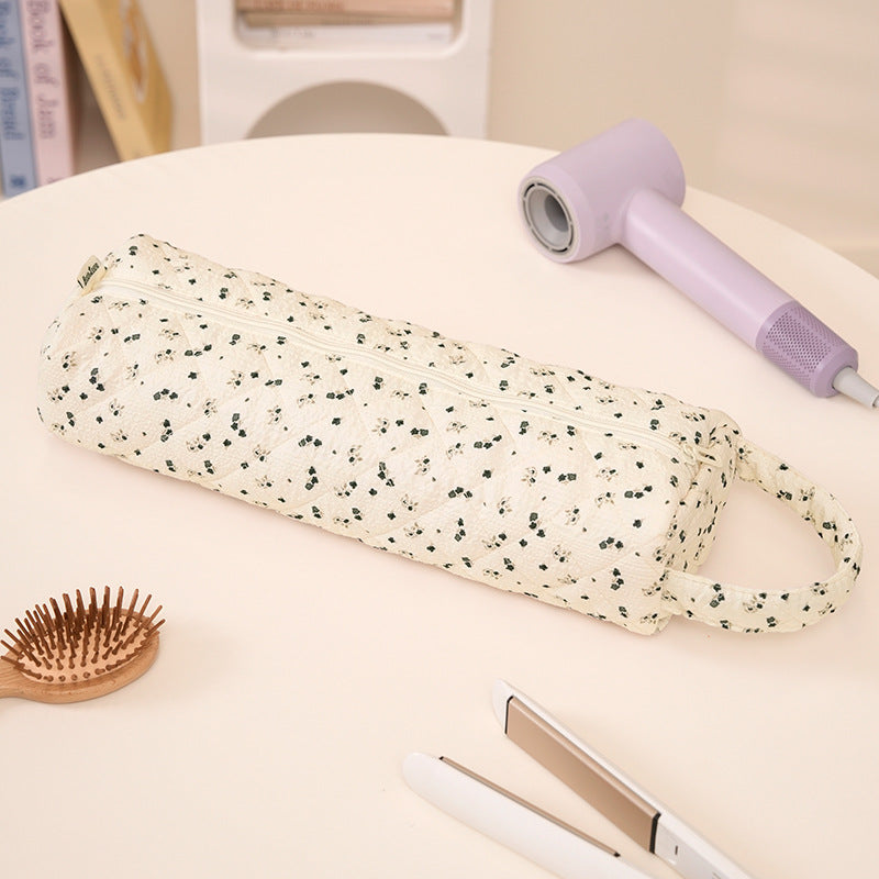 Minimalist Quilt Shell Double Layer Cosmetic Bag 6S5CO123