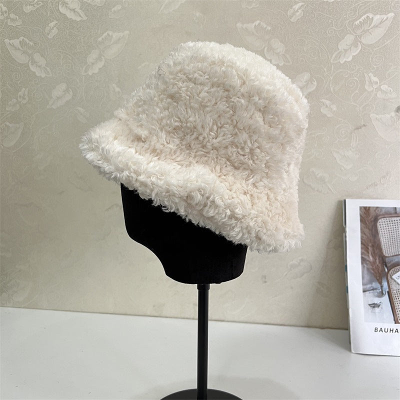 Faux Lamb Wool Bucket Hat - DippedShop Wholesale - #3603