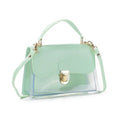 Stylish Clear Jelly Square Handbag Crossbody Bag 6W10BBG2113