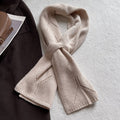 Diamond Fastened Knit Scarf - DippedShop Wholesale - #9619