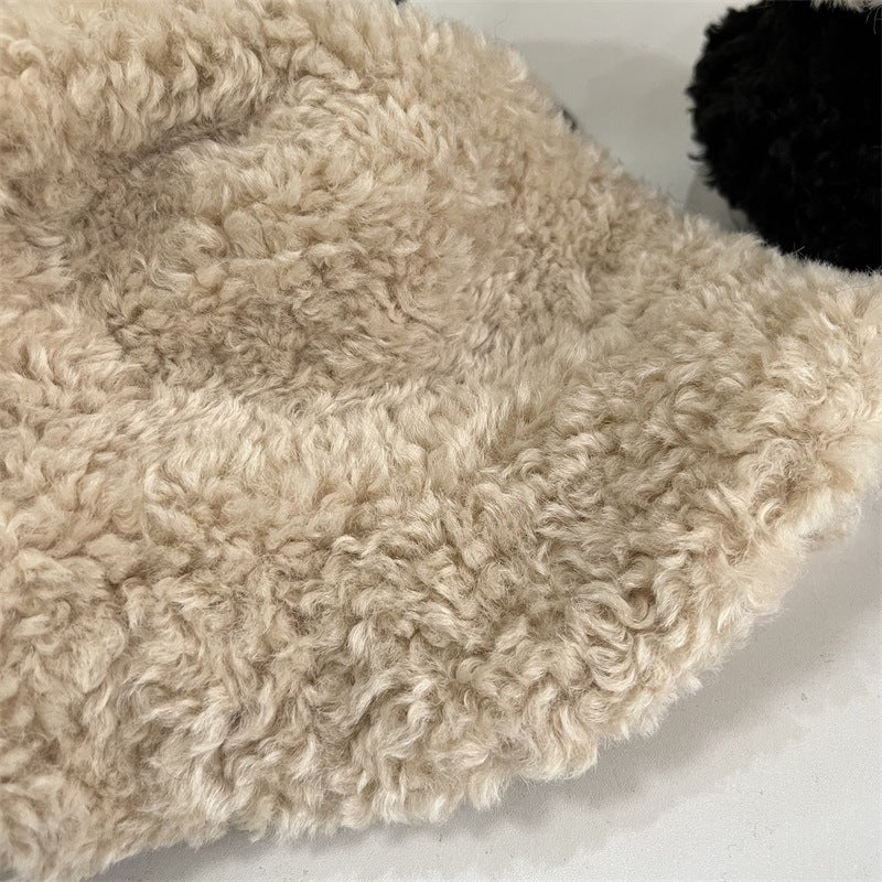 Faux Lamb Wool Bucket Hat - DippedShop Wholesale - #1907