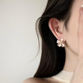 Enamel Flower Stud Earrings - DippedShop Wholesale - #5571