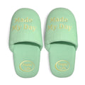Soft Embroidered Waffle Slippers - DippedShop Wholesale - #9443