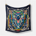 Abstract Silk Square Scarf - DippedShop Wholesale - #6499