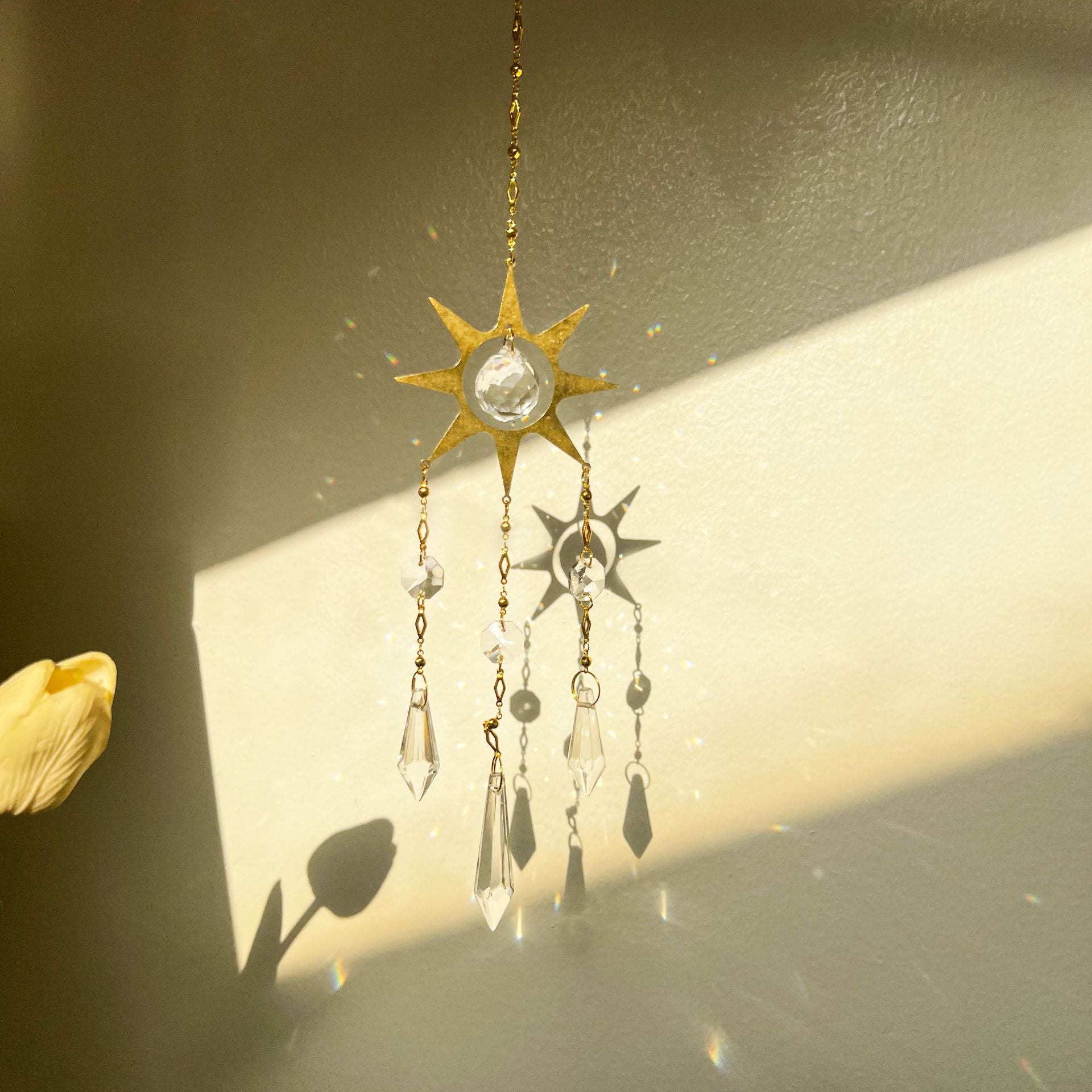 Metal Crystal Suncatcher - DippedShop Wholesale - #7875