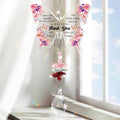 Colorful Butterfly Crystal Bead Wind Chime Suncatcher 6H7HLS215