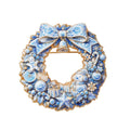 Christmas Series Enamel Rhinestone Brooch 6W6JPB63