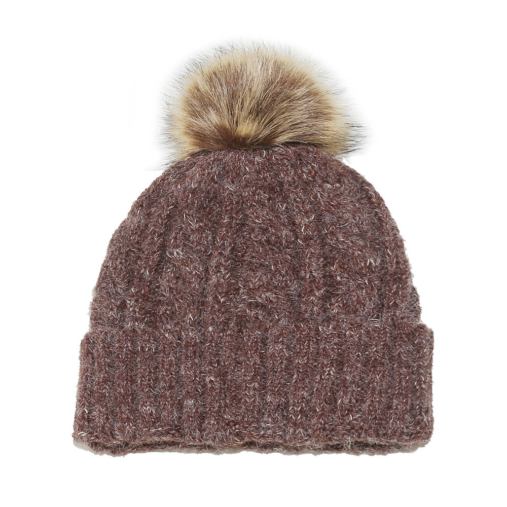 Cute Plush Pom-Pom Warm Knit Beanie Hat 6W6HAT633