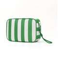 Simple Color Block Striped Travel Cosmetic Bag MK2BLW6C5CO11