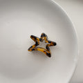 French Hollow Out Star Acetate Mini Hair Claw 6W6HCP1644