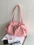 Vintage Leopard Print Large Capacity Shoulder Bag 6W10BBG1361