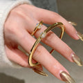 Gold Plated Zirconia Bracelet - DippedShop Wholesale - #8995