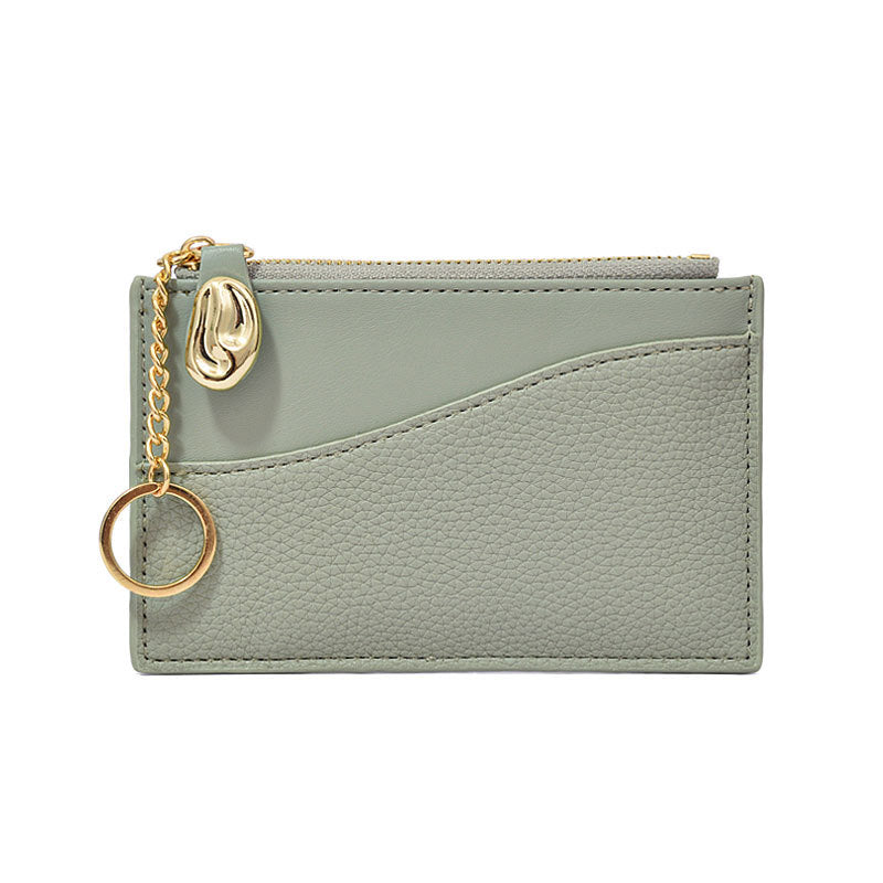 Minimalist Solid Color PU Coin Purse Wallet 6S10BWB127
