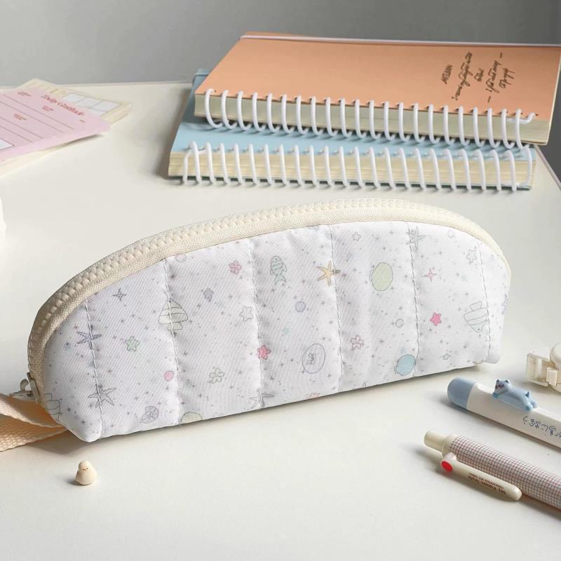 Cute Polka Dots Color Block Pencil Case 6S10BOB1053