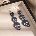 Halloween Pumpkin Bat Drop Earrings - DippedShop Wholesale - #4931