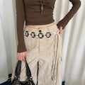 Boho Style Rope Braided Tassel Waist Belt 6W6JBT139