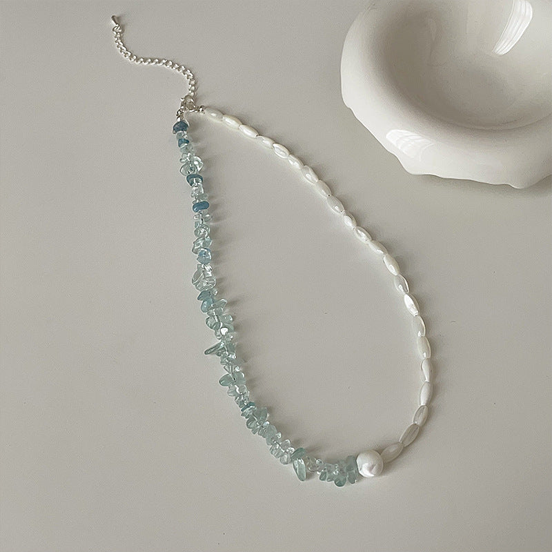 Natural Gemstone Beaded Necklace - DippedShop Wholesale - #5555