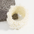 Vintage Multi-Layer Pearl Geometric Beaded Bracelet 6W6JBR535