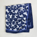 Sweet Color Block Floral Print Silk Scarf 6W6NSI182