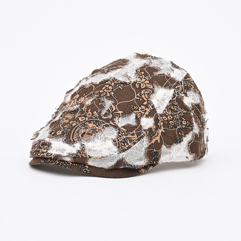 Vintage Distressed Beret Cap - DippedShop Wholesale - #2435