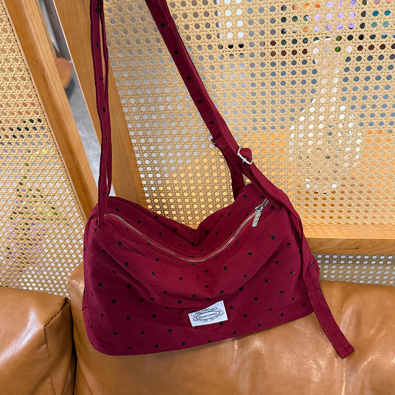 Retro Polka Dots Crossbody Bag 6W10BBG1331