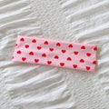 Heart Print Wide Headband - DippedShop Wholesale - #1491