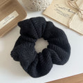 Minimalist Solid Color Knit Ruffled Scrunchies 6W6HSR505