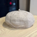 Letter Embroidery Beret Hat - DippedShop Wholesale - #4627