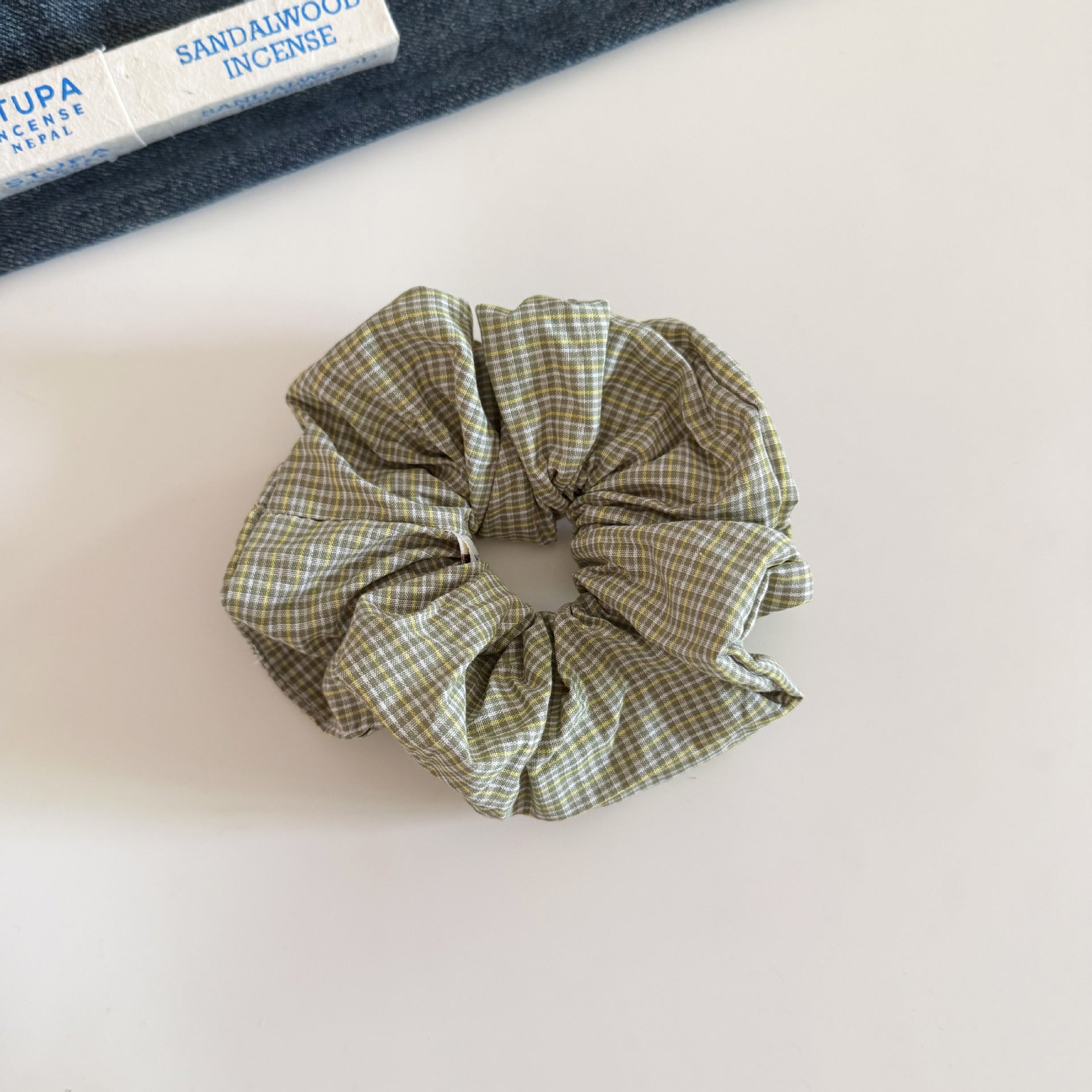 Classic Simple Plaid Hair Scrunchie MK2BLW6W6HSR13