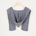 Trendy Solid Color Hooded Knit Shawl Wrap 6W6NSC57