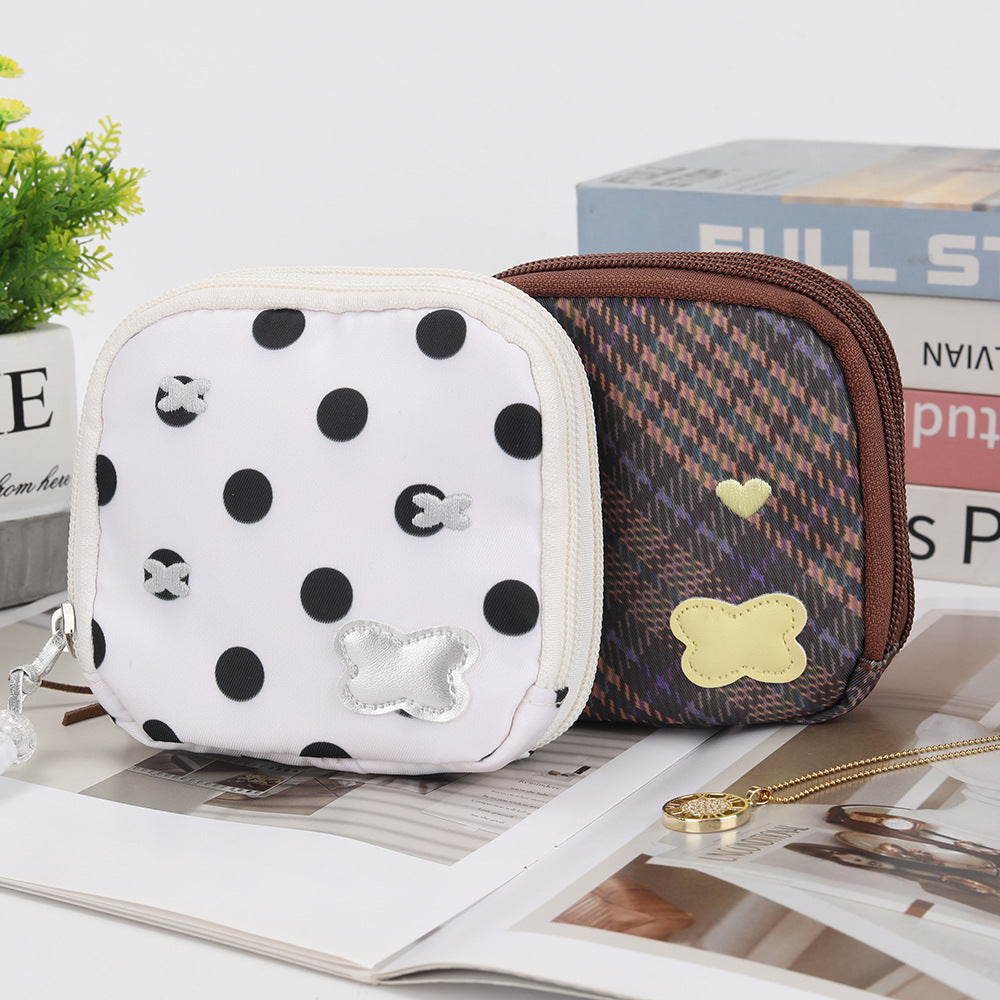 Sweet Color Block Polka Dot Jewelry Case 6W13HSJ95