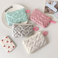 Stylish Bowknot Embossed Portable Makeup Bag MK2BW6S10BOB71