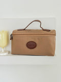 Stylish Patch Large Capacity Portable Makeup Bag MK2BW6S10BOB84