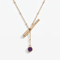Sporty Style Cubic Zirconia Ball Pendnat Necklace 6W6JNC410L