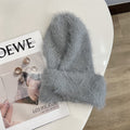 Fluffy Faux Fur Beanie - DippedShop Wholesale - #6275