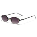 Trendy Oval Borderless Sunglasses - DippedShop Wholesale - #9107